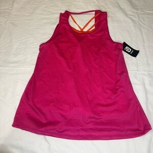 Ideology Pink and Orange Kids Tank Top